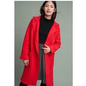 Elliatt x Anthropologie Red Coat
